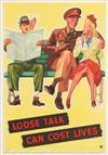 VARIOUS ARTISTS. LOOSE TALK. Group of 10 posters. 1942. Each appromixately 20x14 inches, 51x35 cm. British and American Ambulance Corps